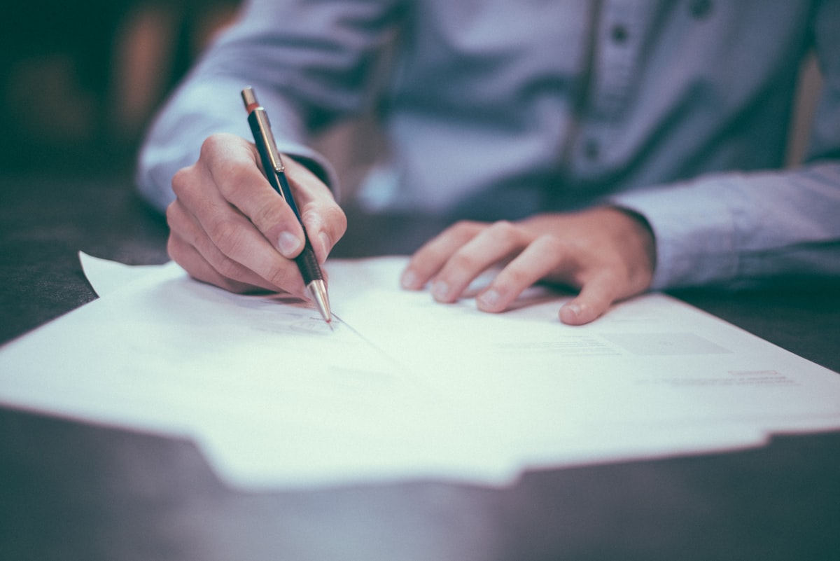 Contract signing representing transactional law